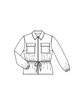 PDF-Symönster - Burda BS2506119 - Parkas - Dam