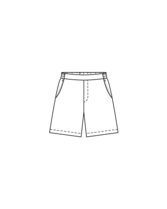 PDF-Symönster - Burda BS2506122 - Shorts - Herr