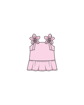 PDF-Symönster - Burda BS2507102 - Toppar - Dam