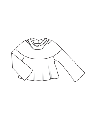 PDF-Symönster - Burda BS2509109 - Blus - Dam
