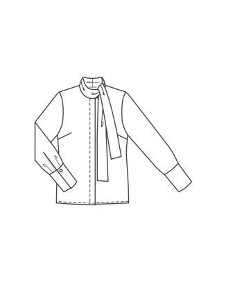 PDF-Symönster - Burda BS2509110 - Blusar - Dam