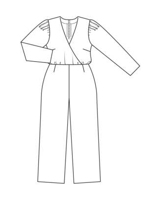 PDF-Symönster - Burda BS2510122 - Jumpsuit - Dam
