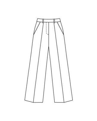 PDF-Symönster - Burda BS2511114 - Byxa - Dam