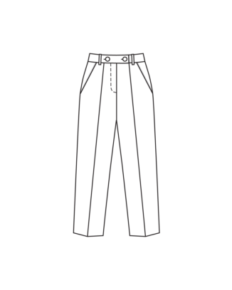 PDF-Symönster - Burda BS2511115 - Byxa - Dam