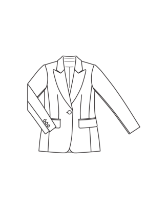 PDF-Symönster - Burda BS2511119 - Kavaj - Dam