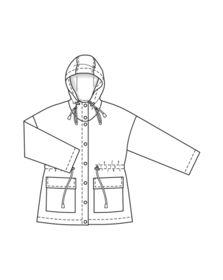 PDF-Symönster - Burda BS2512118 - Parkas - Dam