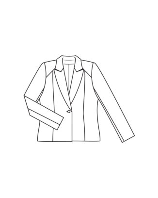 PDF-Symönster - Burda BS2512123 - Kavaj - Dam