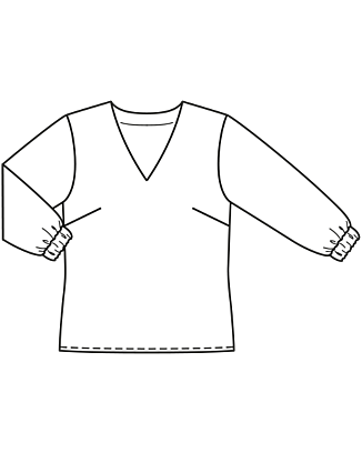 V-ringad blus 02/2020 #115