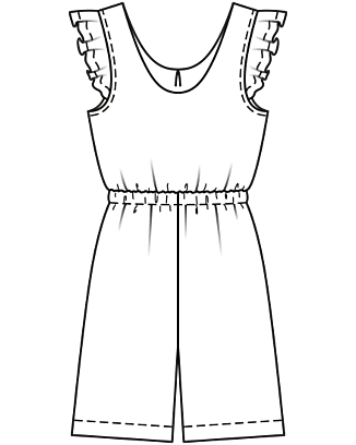 Jumpsuit med volanger 06/2020 #102