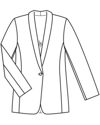 Blazer med sjalkrage 07/2020 #119