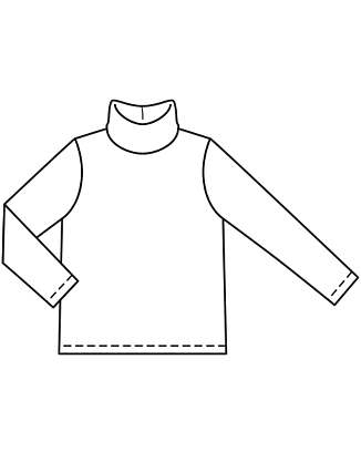 turtleneck tröja 10/2020 #132A