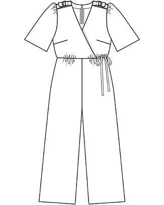 PDF-symönster - Burda BS - Jumpsuit - Dam