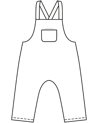PDF-symönster - Burda BS - Byxa - Baby