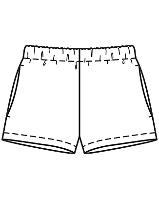 PDF-symönster - Burda BS - Shorts - Baby