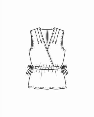 PDF-symönster - Burda BS2205109 - Blus - Dam
