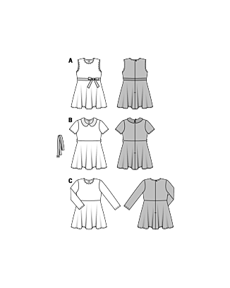 Burda 9379 - Klänning - Flicka
