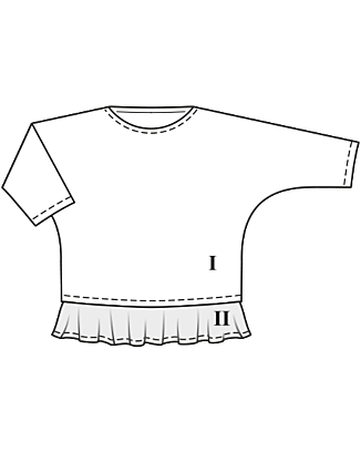 burda symönster damskjorta i lagerlook 6098A 