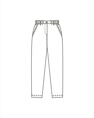 burda symönster dam långbyxor i jeanslook 6015A 