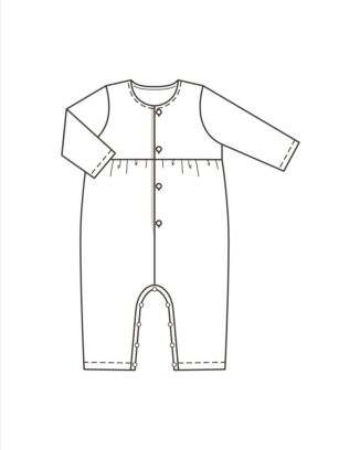 burda symönster bebisar baby overall