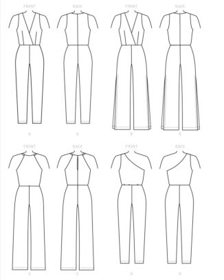 McCalls Symönster för dam jumpsuit #M7910 storlek 40-48