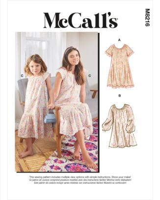 McCall´s 8216 - Klänning - Dam Flicka