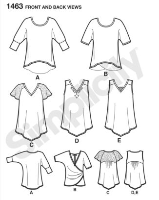 Simplicity 1463 - Top - Dam