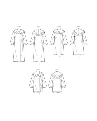 Simplicity Symönster damjackor #9684.H5 storlek 32-40