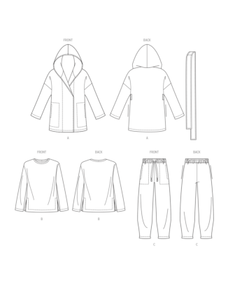 Vogue Patterns V1975 - Byxa Tröja - Dam - Casual
