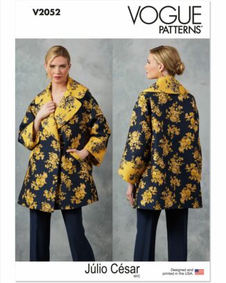 Vogue Symönster för kvinnor kort kappa #V2052.B5 storlek 34-42