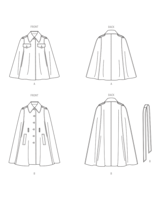 Vogue Patterns 2054 - Jacka Kappa - Dam