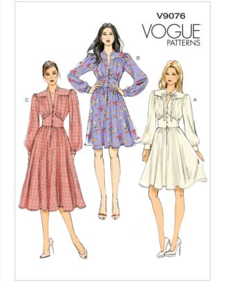 Vogue Patterns 9076 - Klännning - Dam